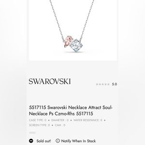 New in Box Swarovski necklace.